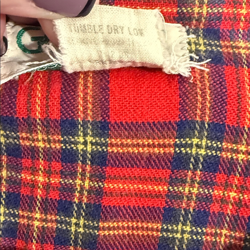 Gokeys of St. Paul Minnesota vintage plaid nightgown large - Picture 3 of 5